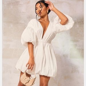 Size 8 PLT, white dress